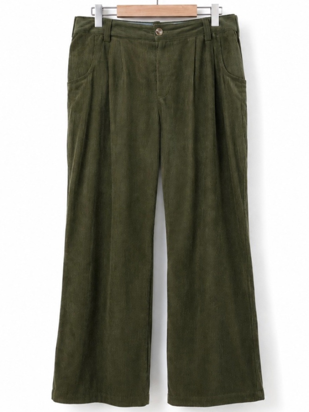 HALARA Corduroy Mid Rise Casual Pant